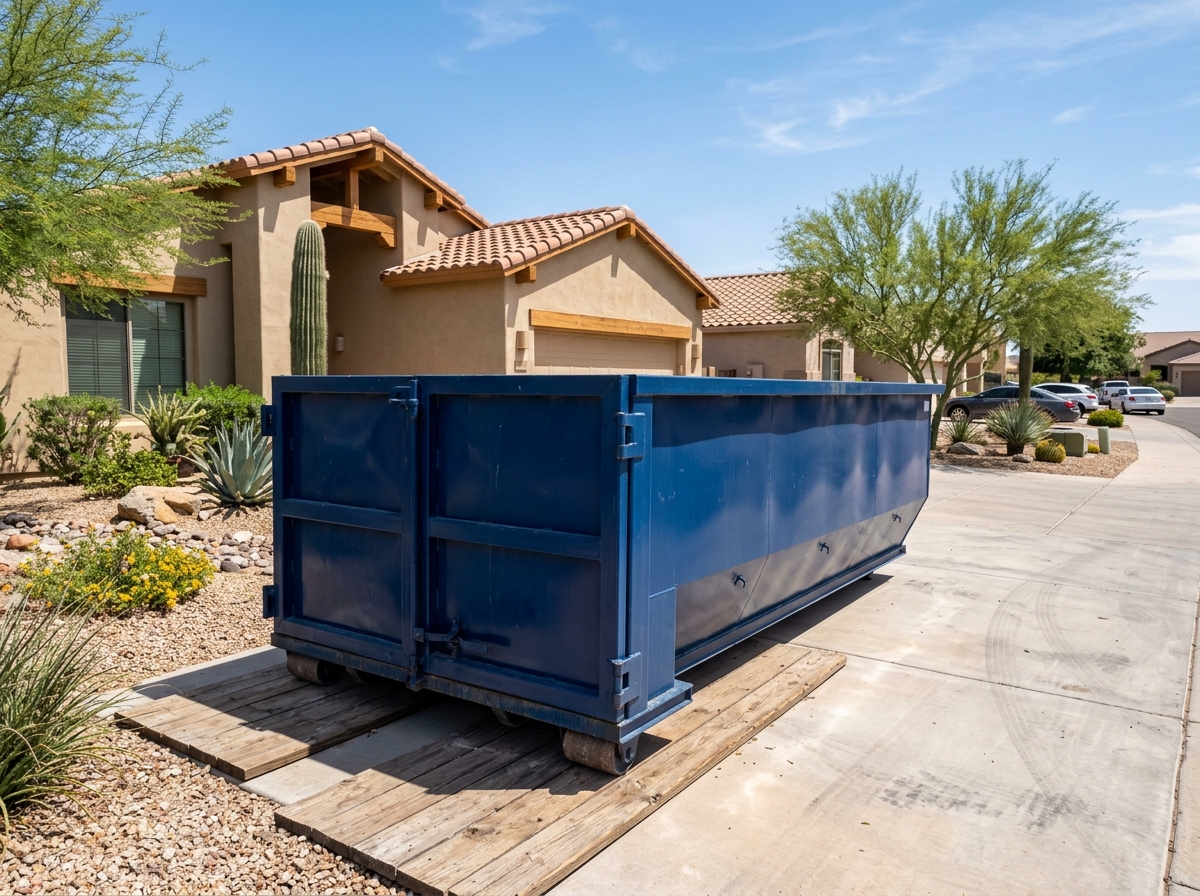 15-Yard Pinnacle Container roll off dumpster rental in Scottsdale AZ
